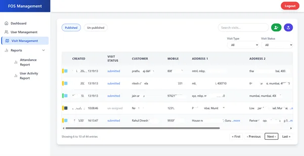 Mobile Field App